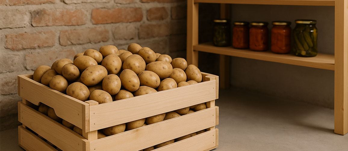 Brambory na uskladnění