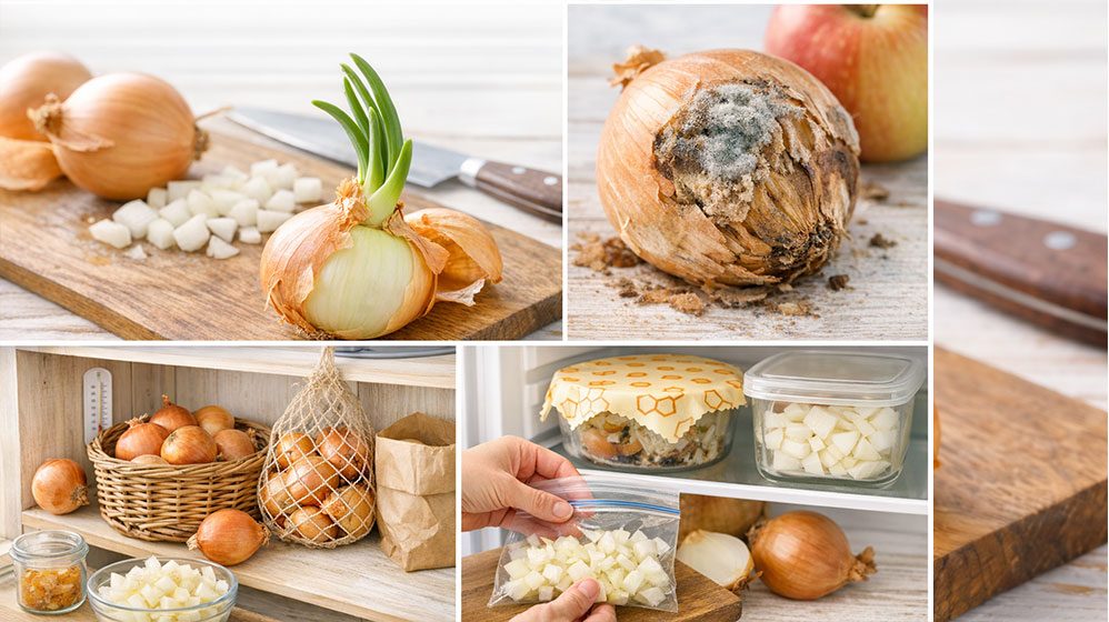 Jak správně skladovat cibuli
