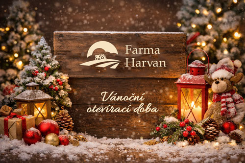 Vánoční otevírací doba - Farma Harvan