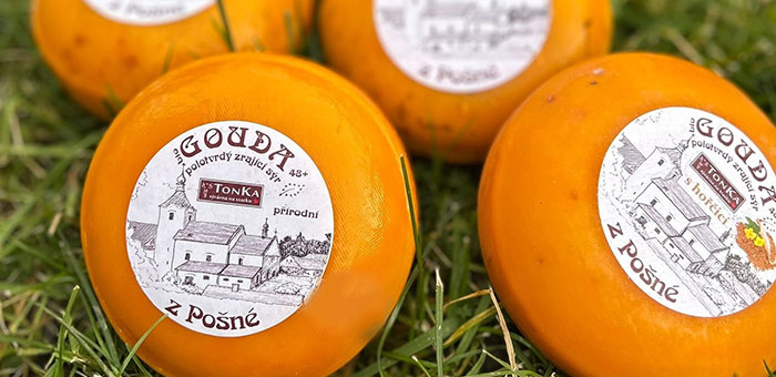 Bio sýr gouda z rodinné farmy TonKa